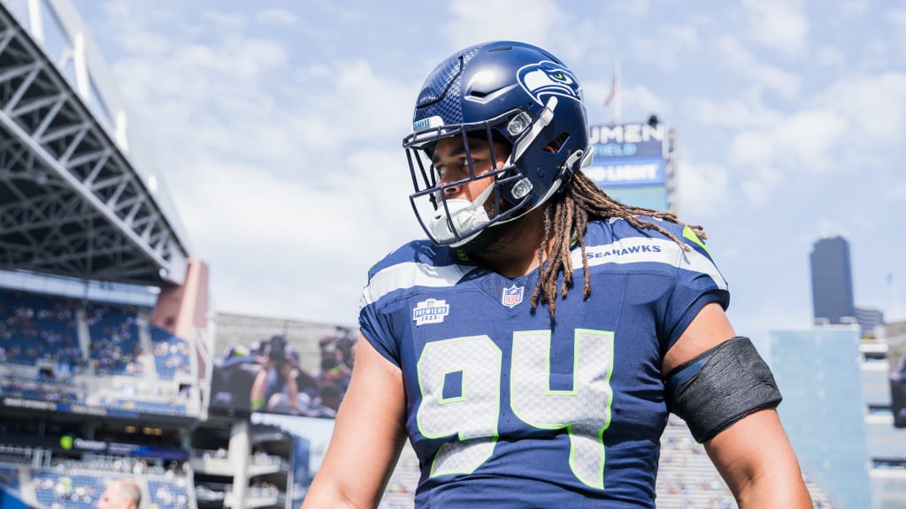 Seattle Seahawks safety Ty Okada (39) looks to sack Minnesota