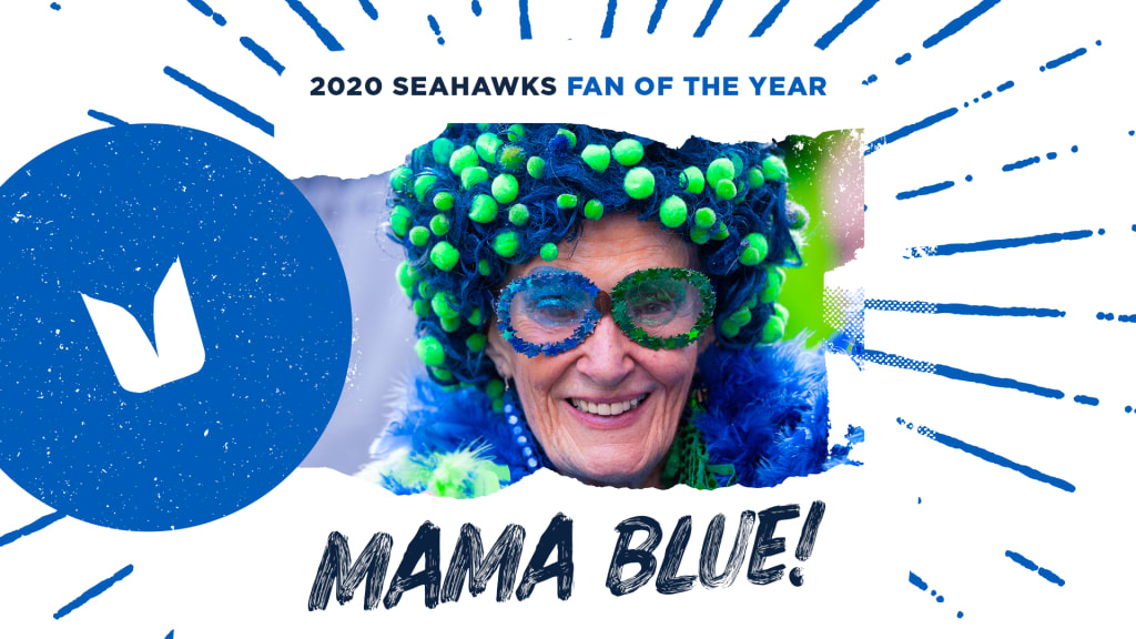 PHOTOS: Seahawks Surprise 'Mama Blue' With 2020 Fan of the Year Award