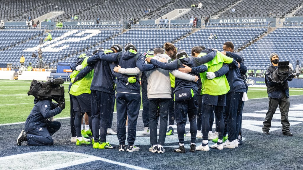 Seattle Seahawks Celebrate NFL's Inspire Change Social Justice Initiative