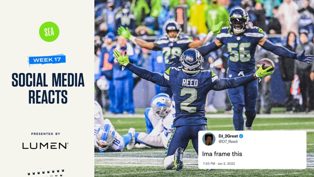 Seattle Seahawks on X: Thank you, @D7_Reed! 