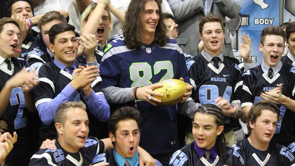 Golden Boy Luke Willson returns to alma mater with gilded football