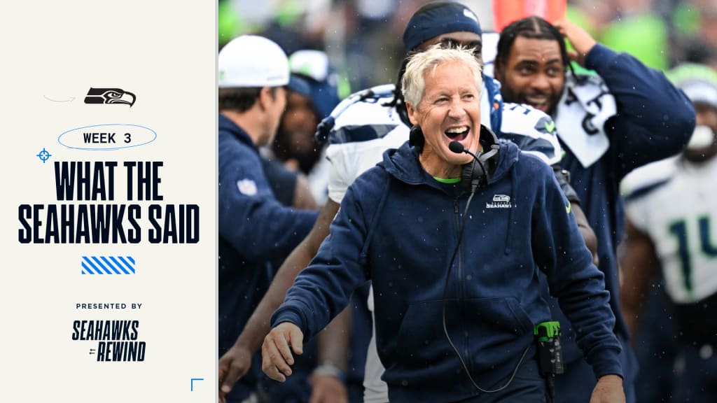 What The Seahawks Said - 2023 Week 3: Seahawks vs Panthers