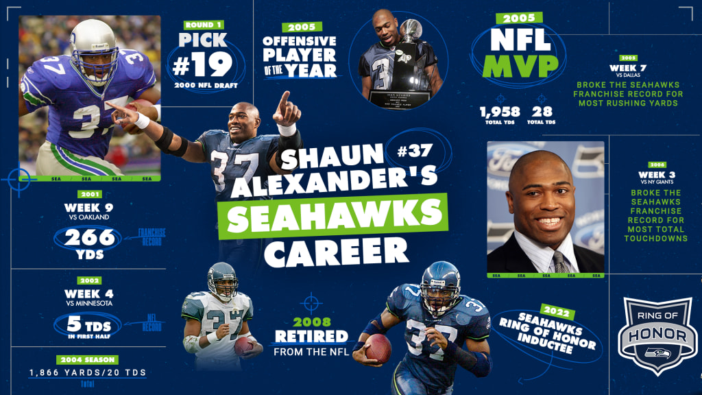 Shaun Alexander Prepares For “Humbling And Exciting” Seahawk Ring Of Honor  Induction.