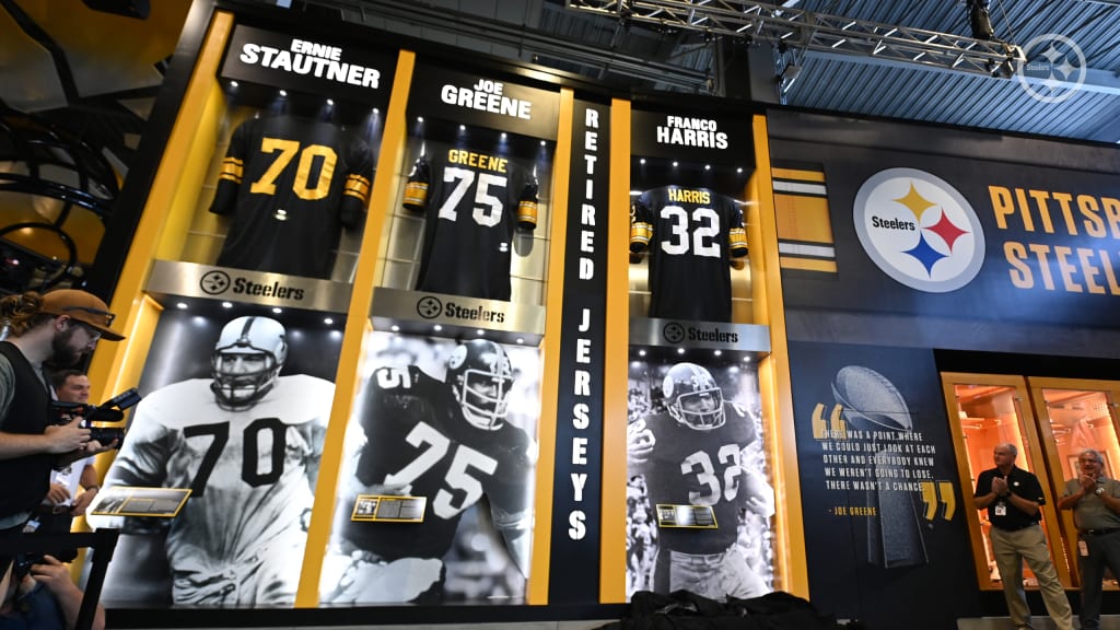 Not in Hall of Fame - Steelers retire Mean Joe Greene's Number