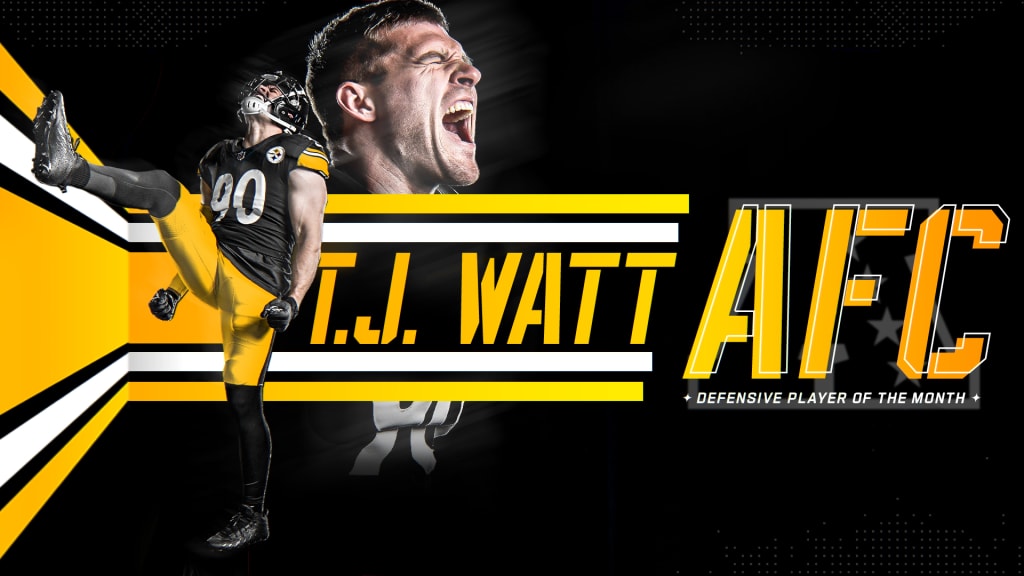 Steelers OLB T.J. Watt Named AFC Defensive Player of the Month