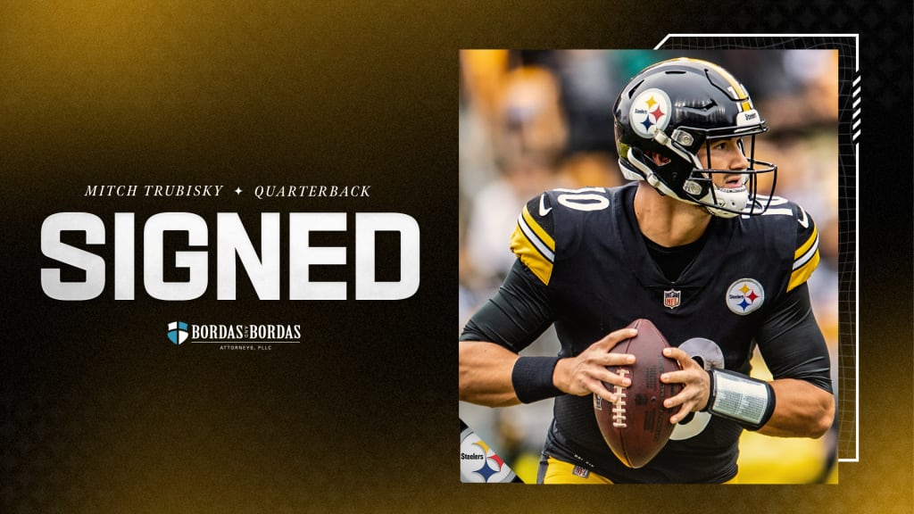 Mitch Trubisky has no reason to work with the Steelers on a new contract