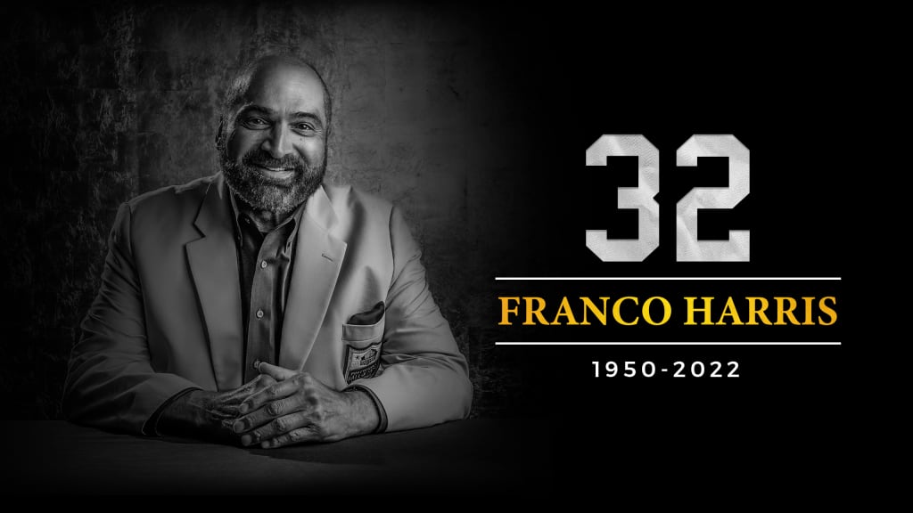 Steelers legend Franco Harris has No. 32 jersey retired - The Athletic