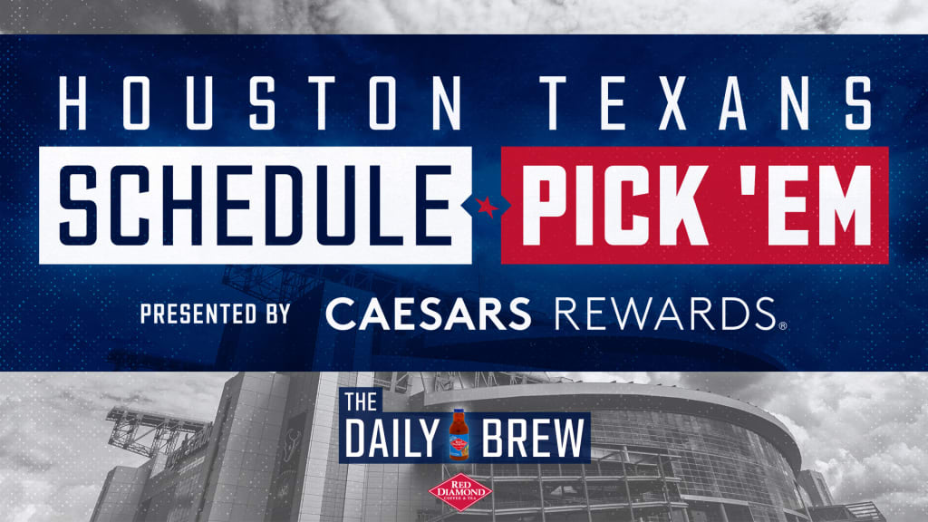 Win big with Houston Texans Schedule Pick 'Em!