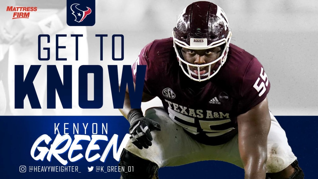 Texans draft: Houston picks Texas A&M G Kenyon Green No. 15 overall