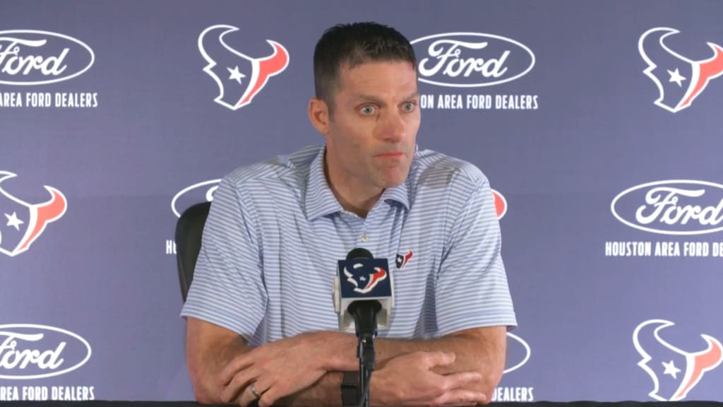 Houston Texans Davis Mills, Christian Kirksey, Justin Britt and Kamu  Grugier-Hill spoke to the media