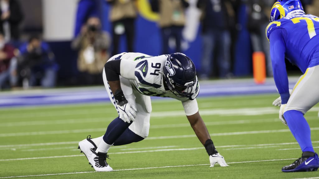 Houston Texans defensive lineman Rasheem Green (92) lines up for