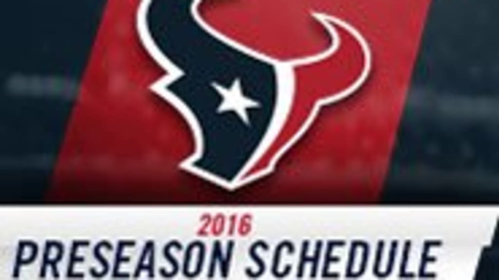 Titans 2016 Preseason Schedule Announced