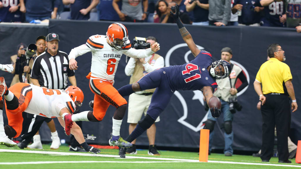 Cleveland Browns 13-29 Houston Texans: Baker Mayfield intercepted