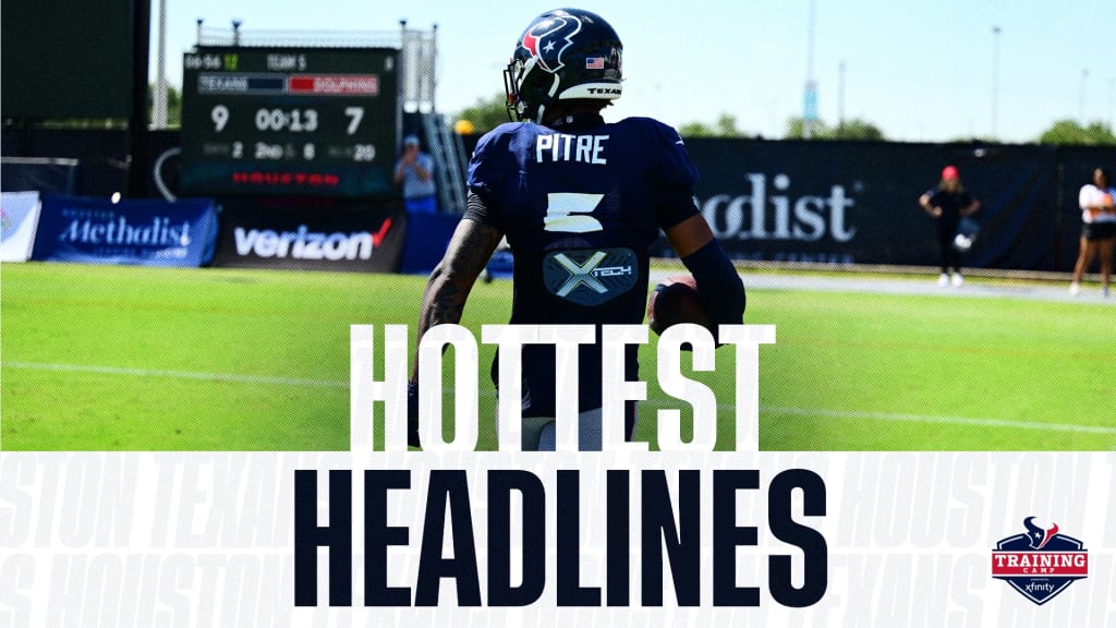 Houston Texans Training Camp Notebook: Jalen Pitre Tells Miami Dolphins To  'Go Home!' - Sports Illustrated Houston Texans News, Analysis and More