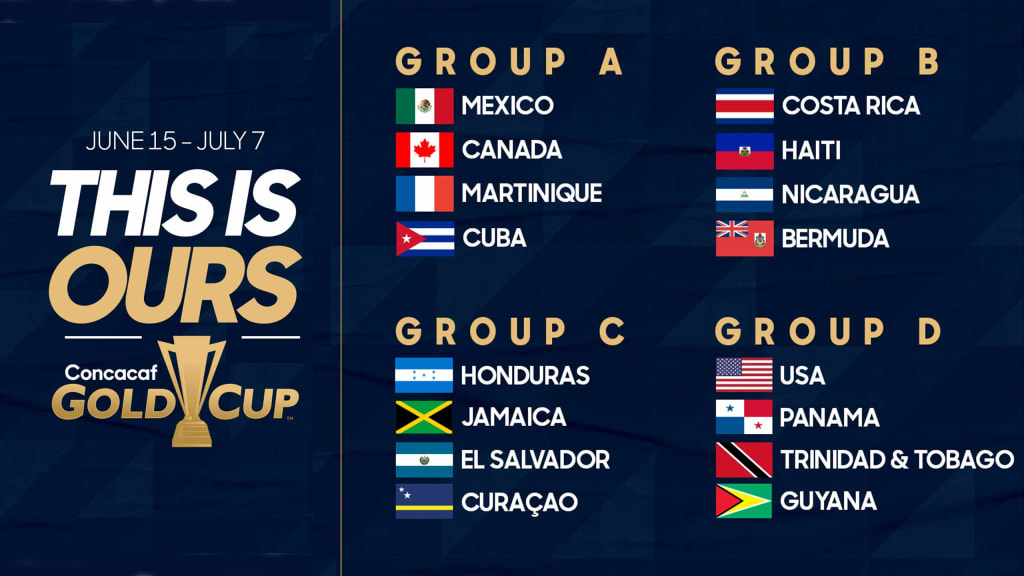 CONCACAF Gold Cup 2023 Full Fixtures & Match Schedule 