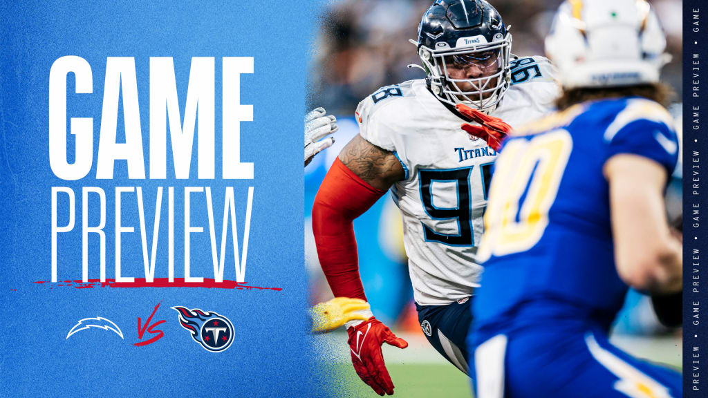 Game Preview: Titans Host Chargers in Home Opener