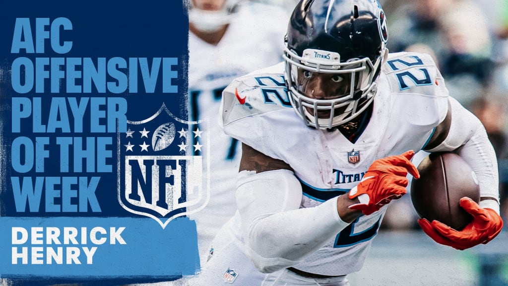 Titans RB Derrick Henry Named AFC Offensive Player of the Week