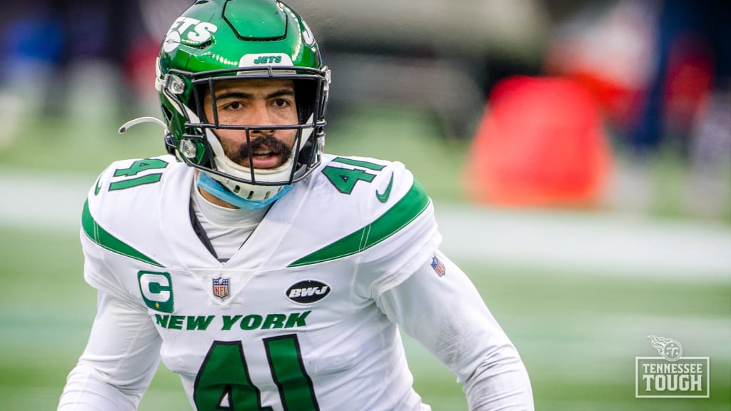 New York Jets safety Matthias Farley (41) lines up for a kickoff during an  NFL football game between the Indianapolis Colts and New York Jets, Sunday,  Sept. 27, 2020, in Indianapolis. (AP