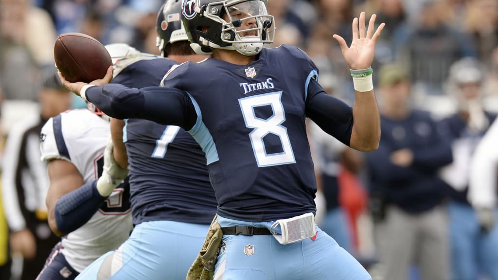 Tennessee Titans wide receiver Eric Decker (87) breaks down field against  New York Jets cornerback Juston Burris (32) during the second quarter of an  NFL football game, Saturday, Aug. 12, 2017, in …