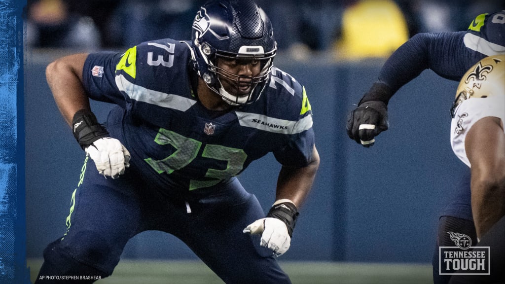 Seattle Seahawks safety Josh Jones stands on the field during the