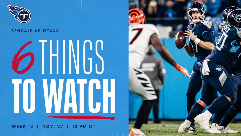 Bengals at Titans: 5 things to know about Sunday's game