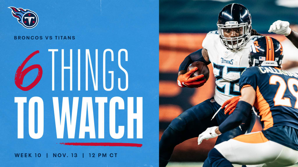 Six Things to Watch for the Titans on Sunday vs the Broncos