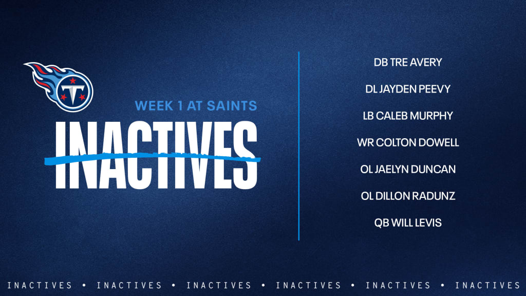 nfl week 1 inactives