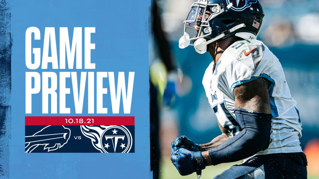 Game Preview: Titans Travel to Buffalo for Monday Night Battle with Bills