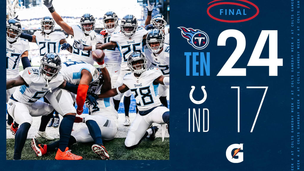 Refocused: Tennessee Titans 20, Indianapolis Colts 16, NFL News, Rankings  and Statistics