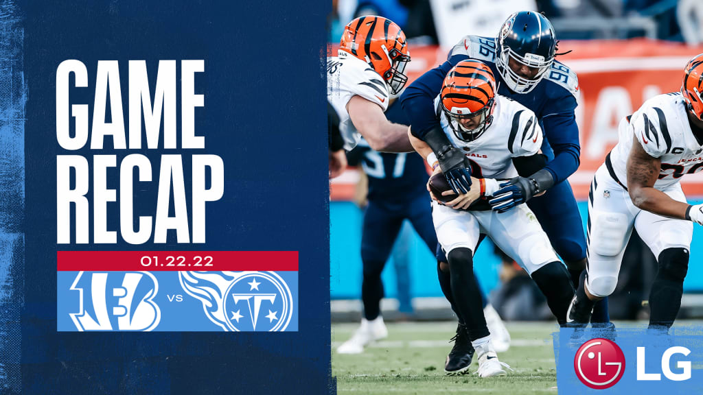 Titans fall 19-16 to Bengals as 2021 season comes an end