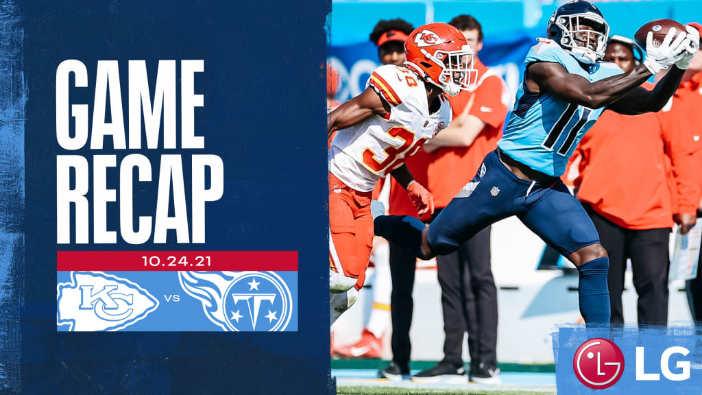 KC Chiefs lost 27-3 at Tennessee Titans 10/24/21; analysis