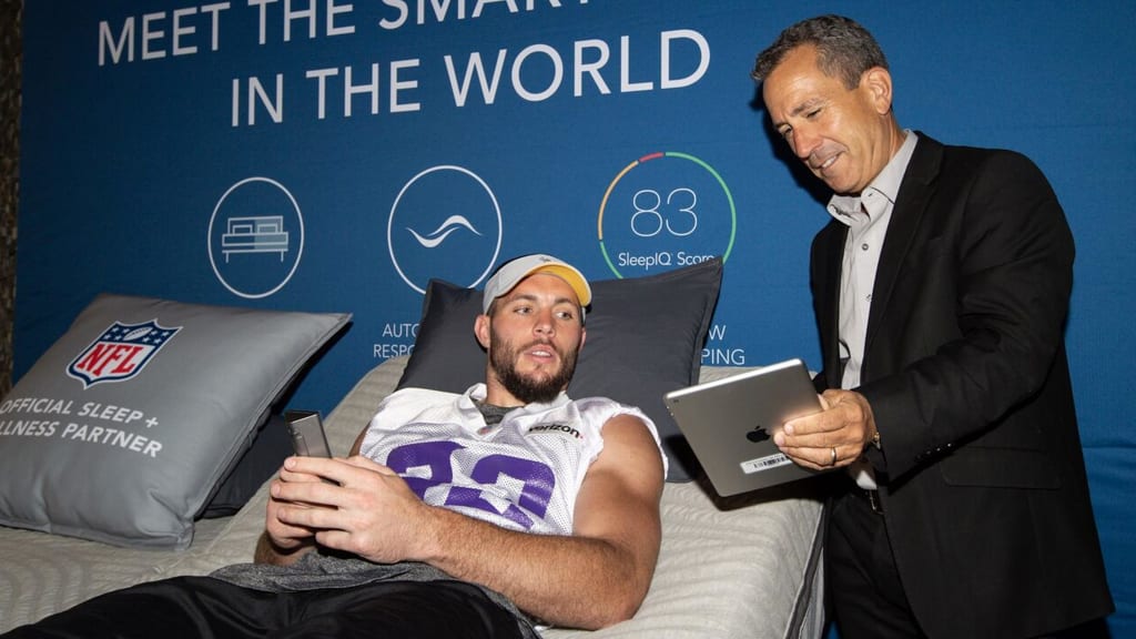 Vikings Players Receive Sleep Number Beds