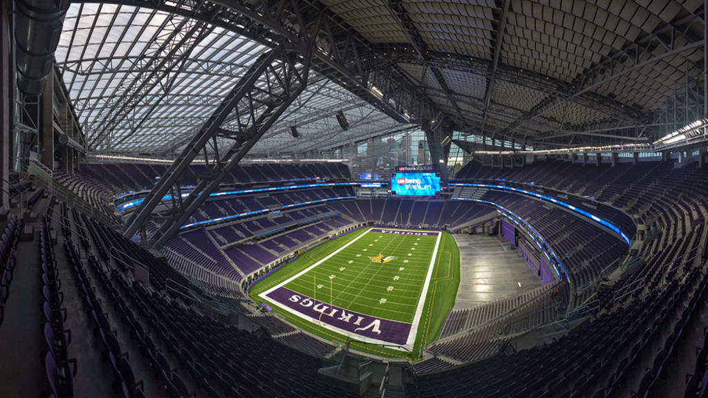 First Official Minnesota Vikings Game at U.S. Bank Stadium, September 18,  2016