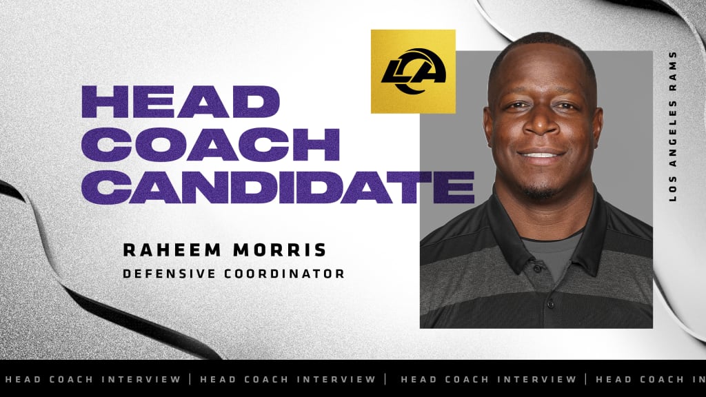 Colts Interview Los Angeles Rams Defensive Coordinator Raheem Morris For  Head Coach Position