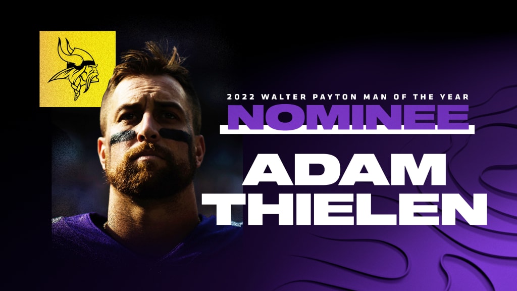 Adam Thielen 2022 Walter Payton NFL Man of Year Nominee