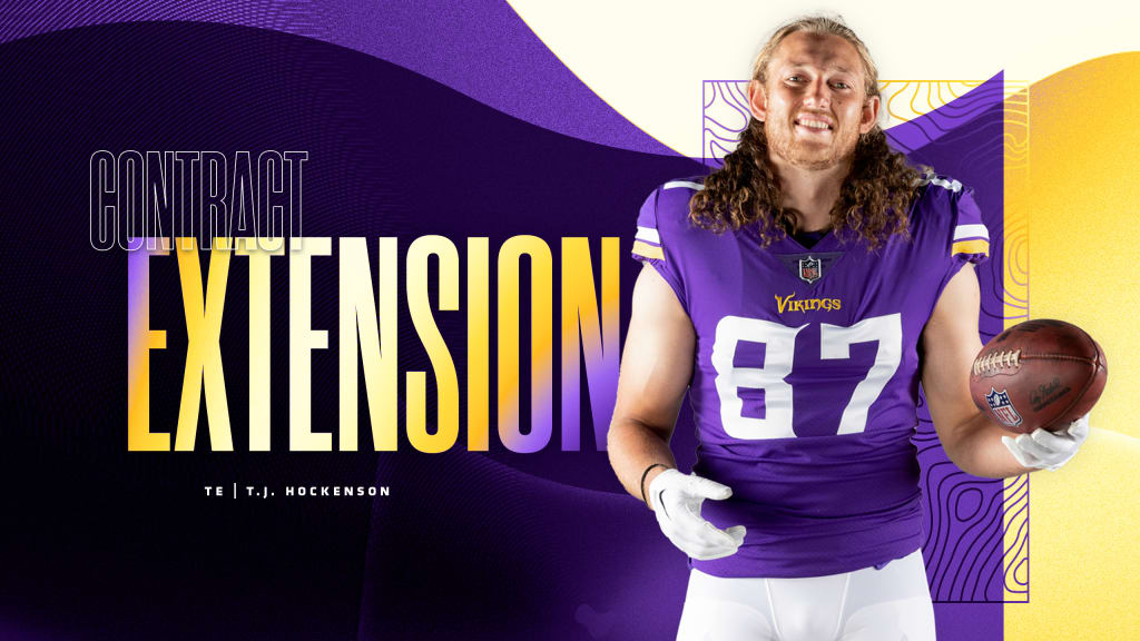 Vikings agree to terms with Pro Bowl tight end T.J. Hockenson on contract  extension