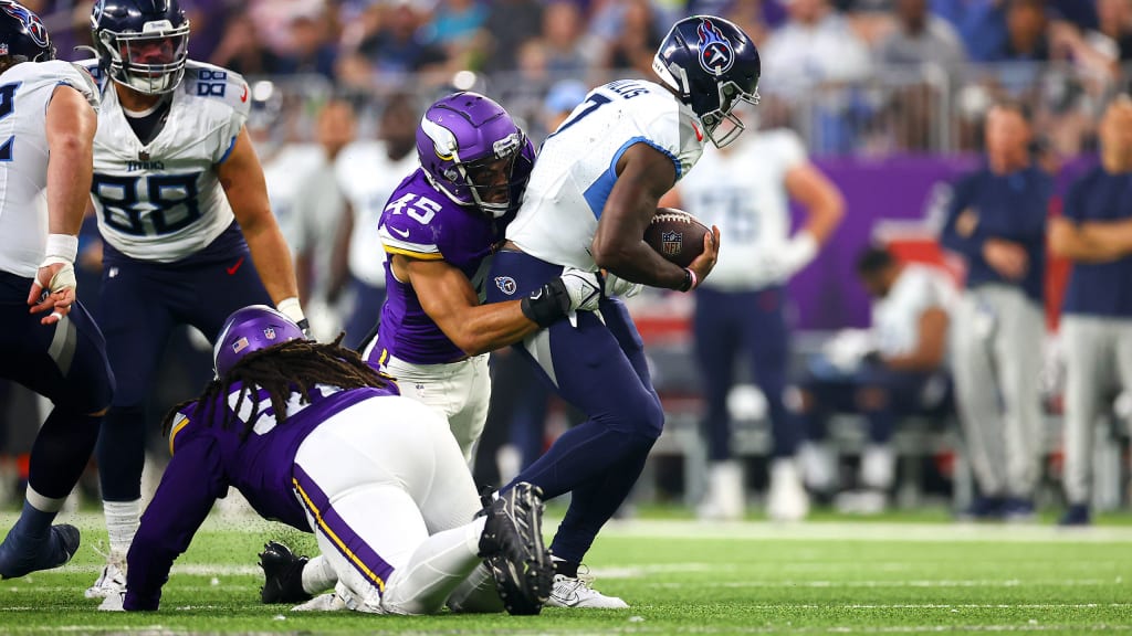 Tennessee Titans vs. Minnesota Vikings in Minneapolis in preseason game