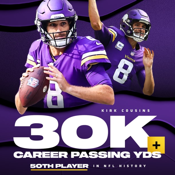 Kirk Cousins adds another milestone to his Vikings career