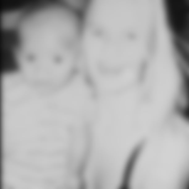 Gabriel Davis as a baby with his mom Alana.