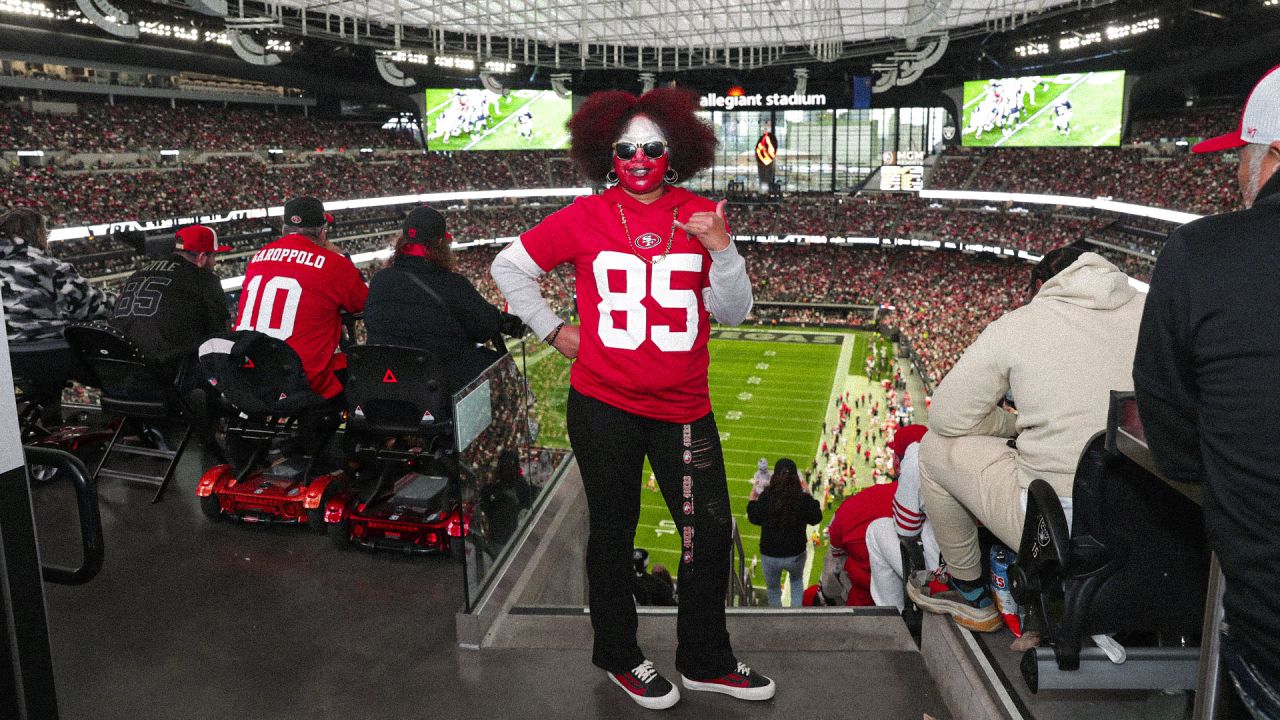 49ers Fans Take Over Allegiant Stadium For Game vs. Raiders