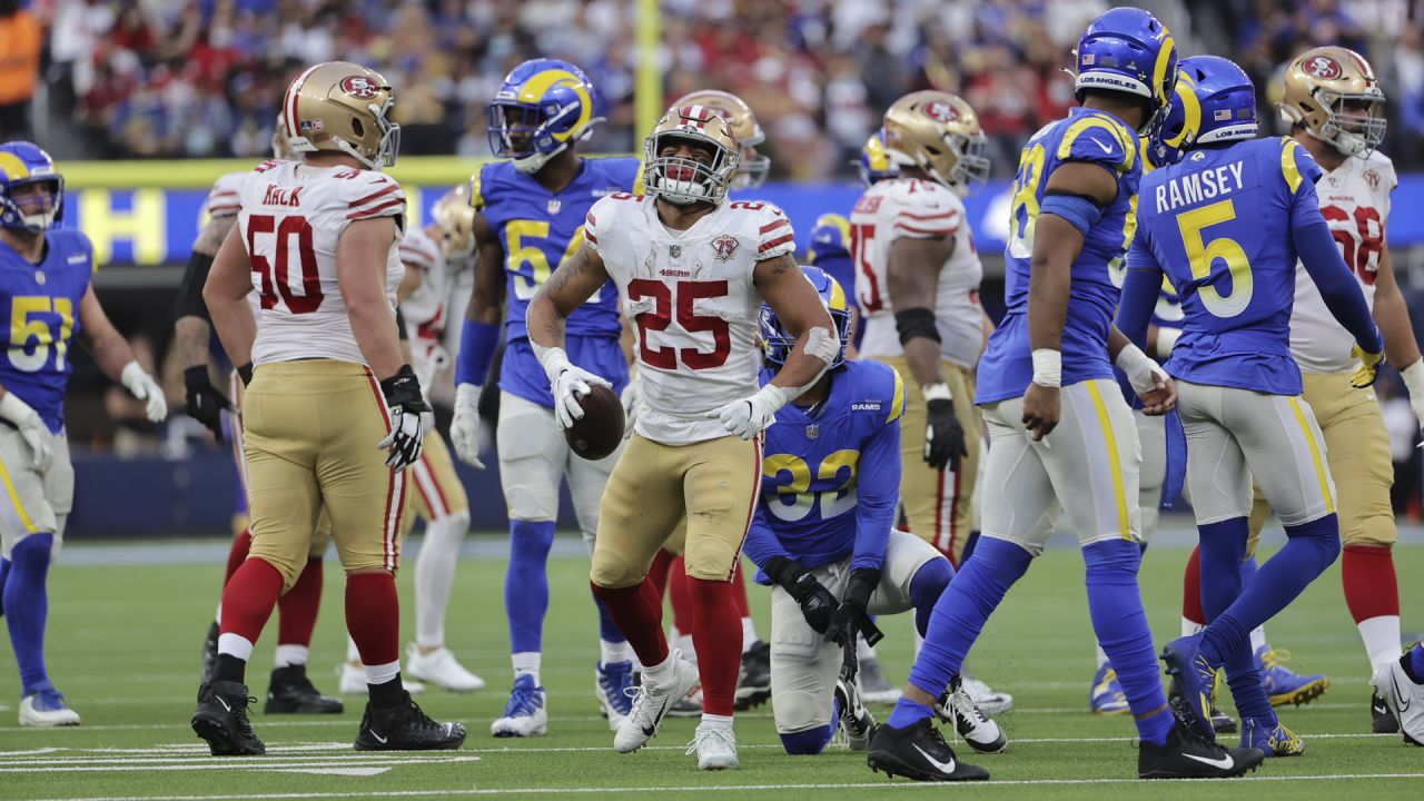 49ers-Rams live updates: McCaffrey passes, catches and runs for TDs