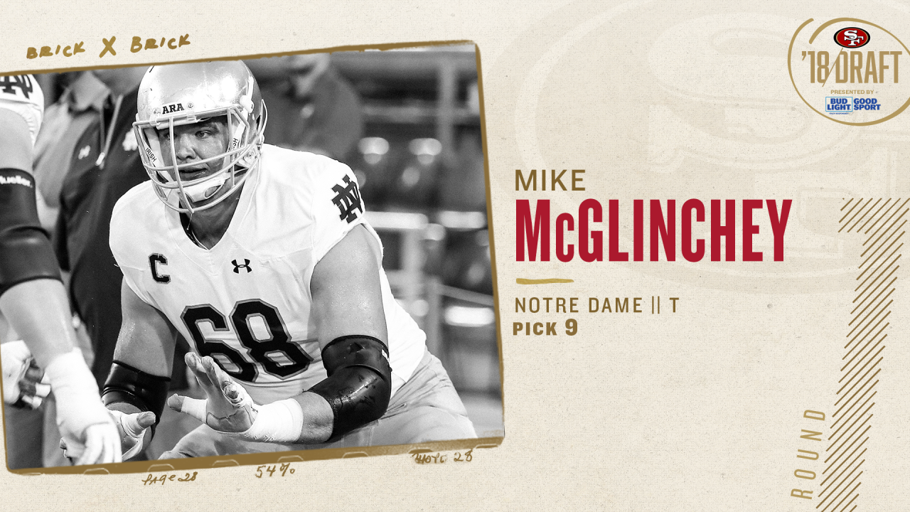 PFF on X: Mike McGlinchey has been the highest graded rookie offensive  lineman in the NFL in 2018.  / X