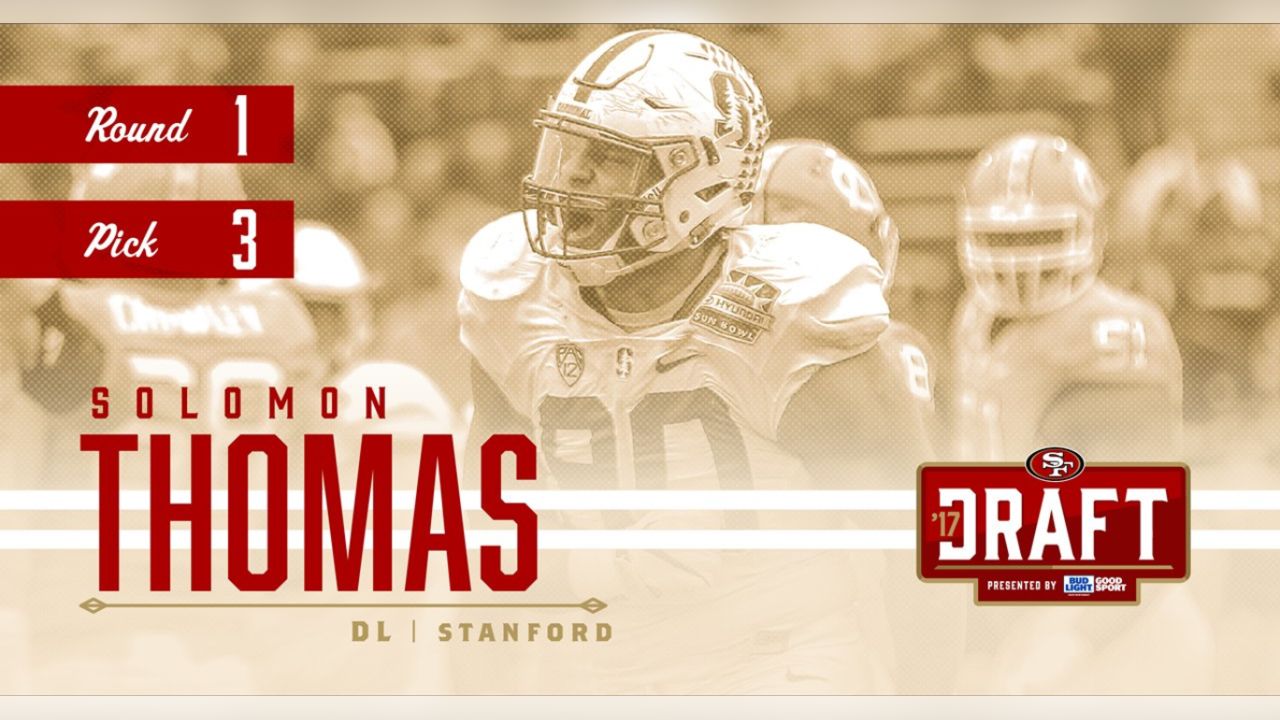 Round 1 - Pick 3: Solomon Thomas, DE, Stanford (San Francisco 49ers) : r/nfl