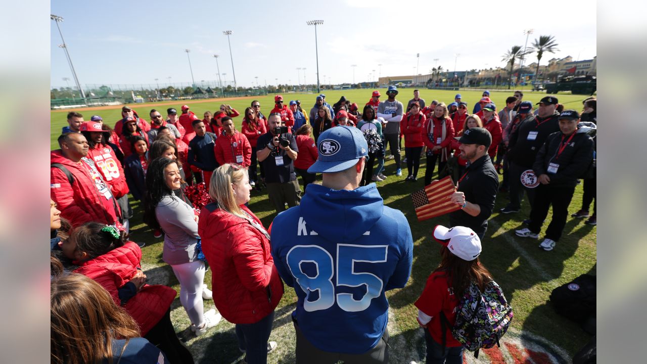 49ers TE George Kittle among finalists for 12th Annual Salute to Service  Award