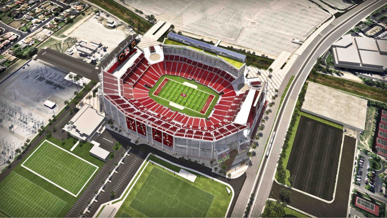 49ers open posh, high-tech stadium in Santa Clara