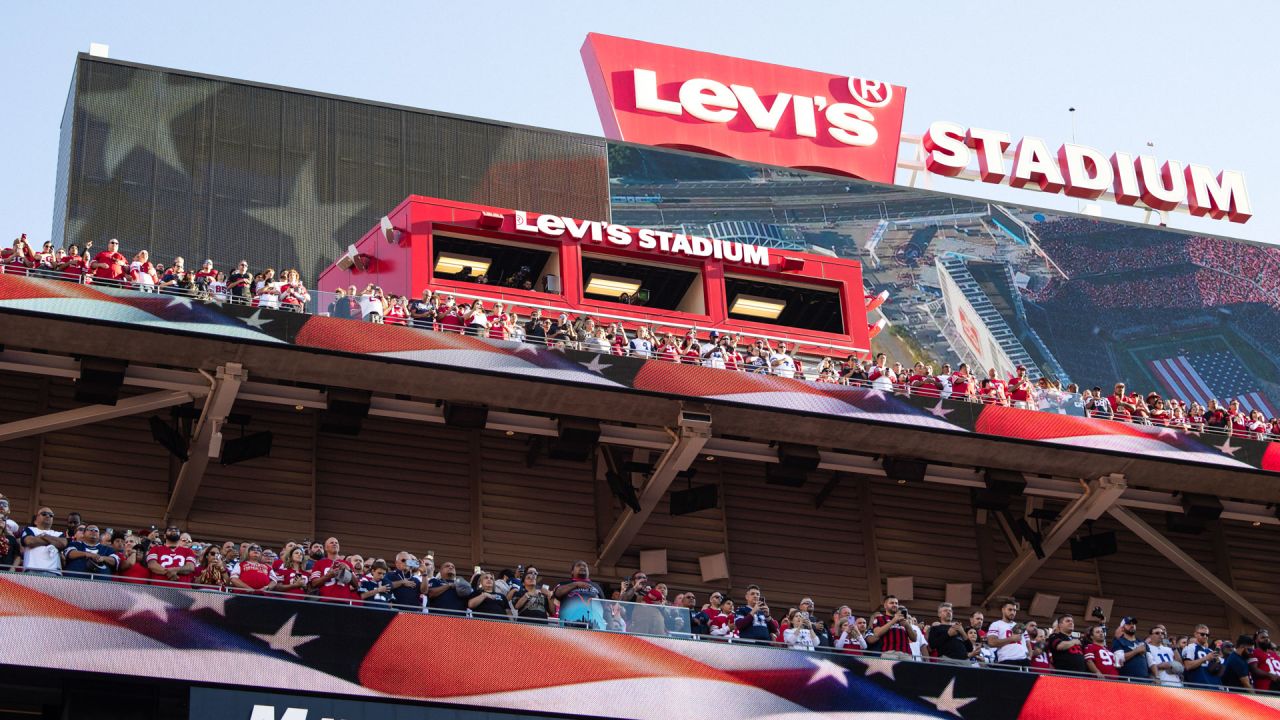 49ers fans TOOK OVER the Rams Stadium and painted it red 