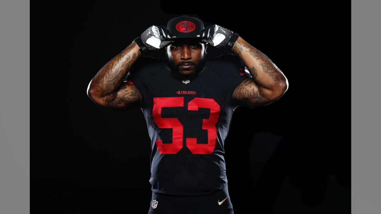 men's black 49ers jersey