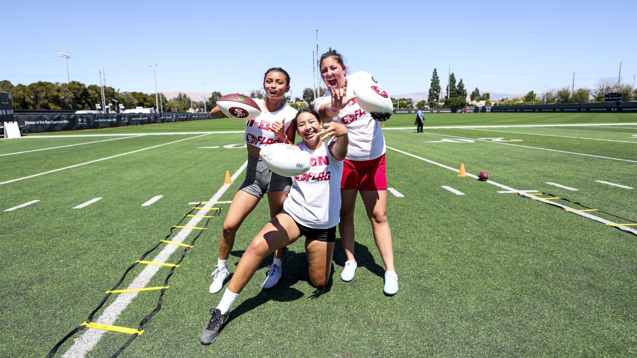 49ers PREP Hosts Girls Flag Football Jamboree Fueled by Gatorade