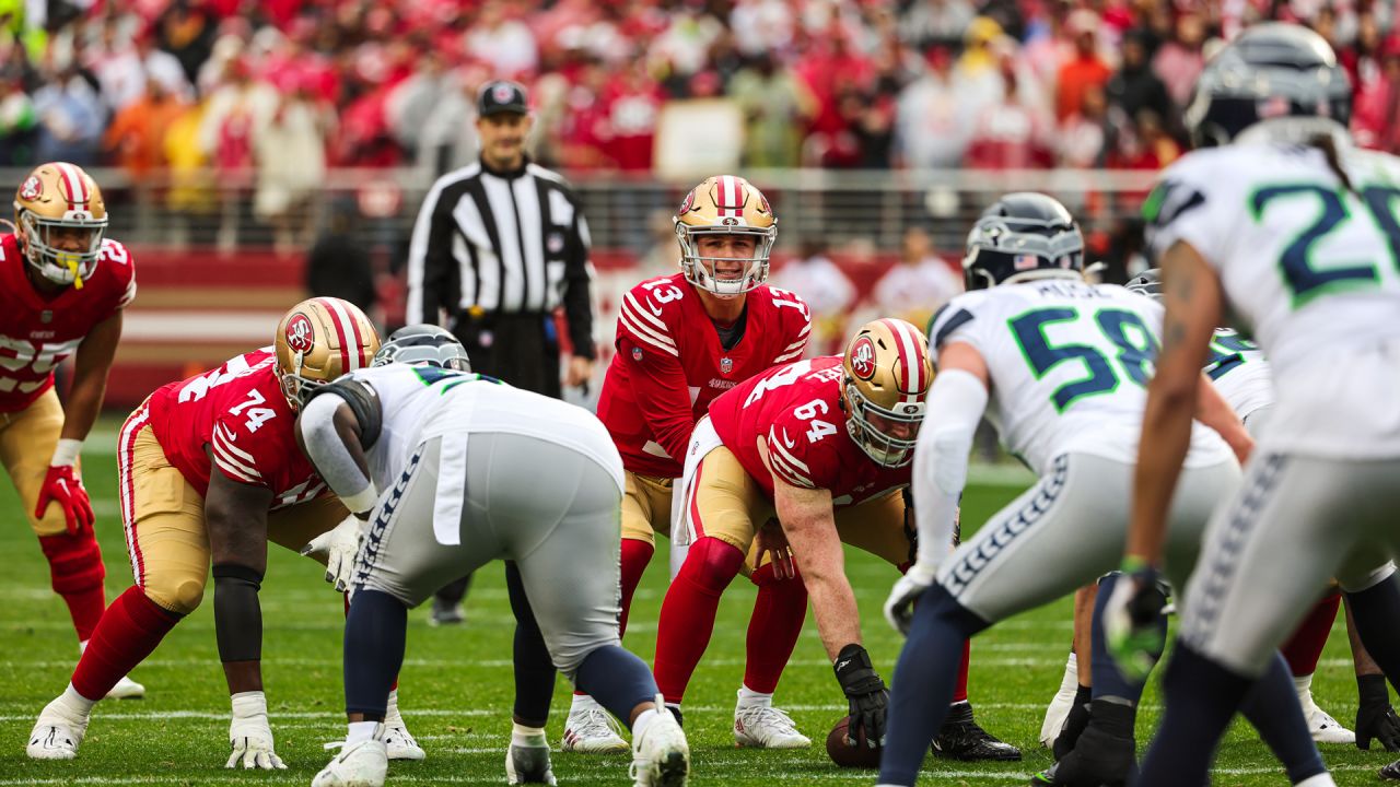 Photos: 49ers win Wild Card playoff over the Seahawks at Levi's