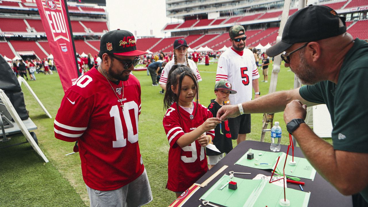 San Francisco 49ers - One month 'til the #49ers Picnic on the Field  benefiting the 49ers Foundation! Included in your ticket: • complimentary  meal • tastings from local breweries • games &